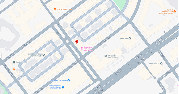 Vị trí khách sạn BLUBIZ HOTEL 5